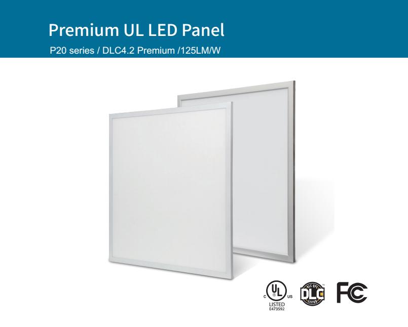 IP20 UL certification 1-10V dimming 125lm/w led panel light.jpg