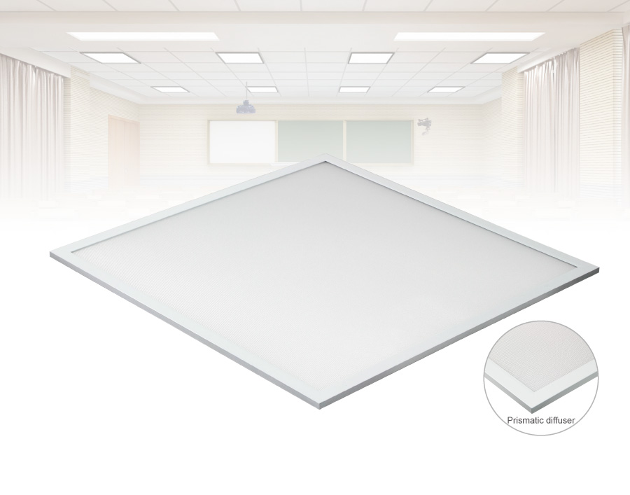 Prizmatik Difüzör Led Panel Işık düşük parlama Prismatic Diffuser Led Panel Light low glare