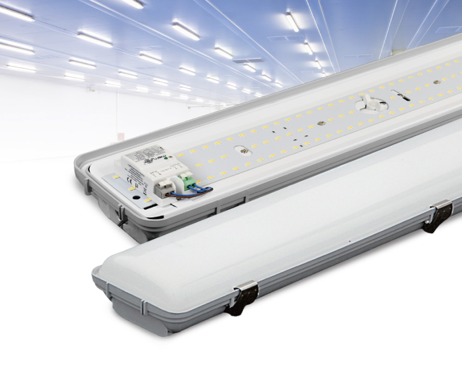 Bir Sürüm Plastik Tri-proof Işık AB