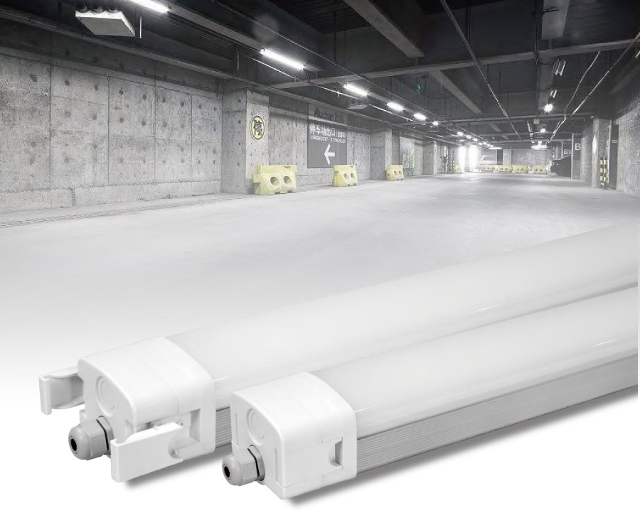 IP65/IK10 waterproof dustproof 40w 60w led light tri-proof light