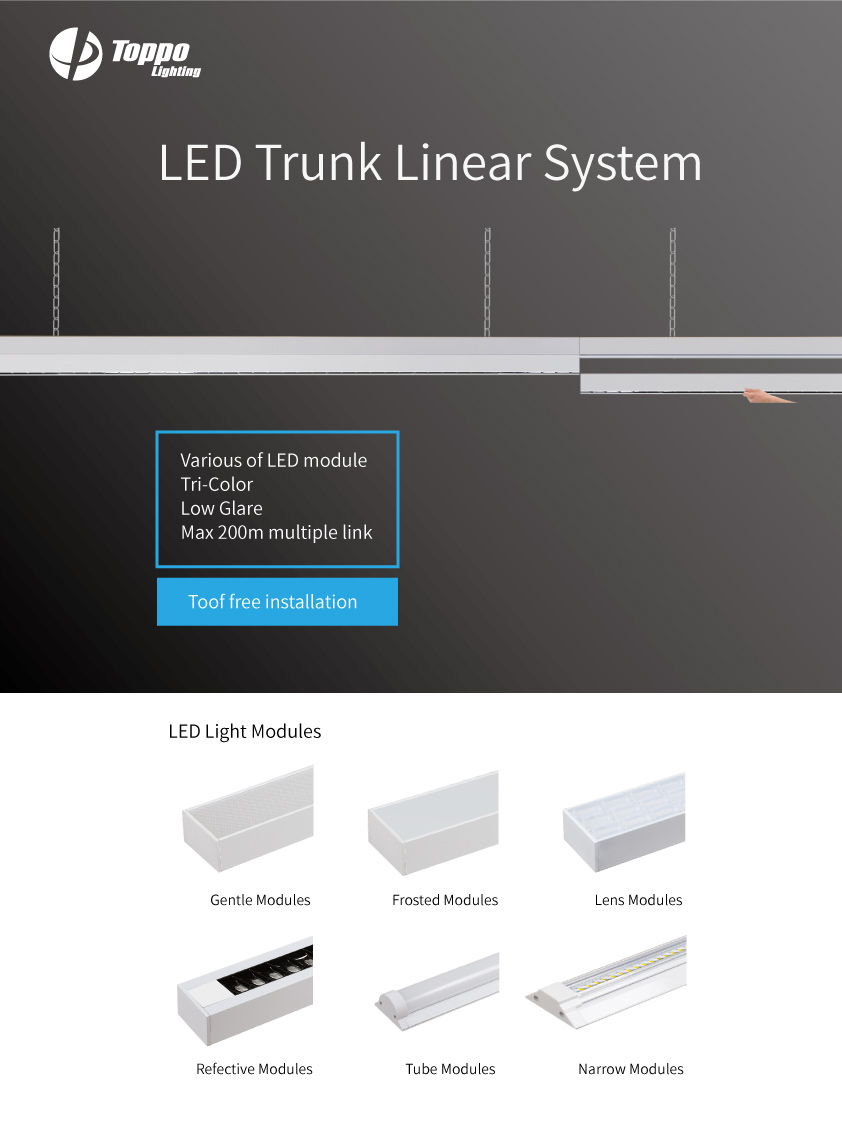 5/7/11 Wiring Tools free installation Gentle module LED trunk Linear system